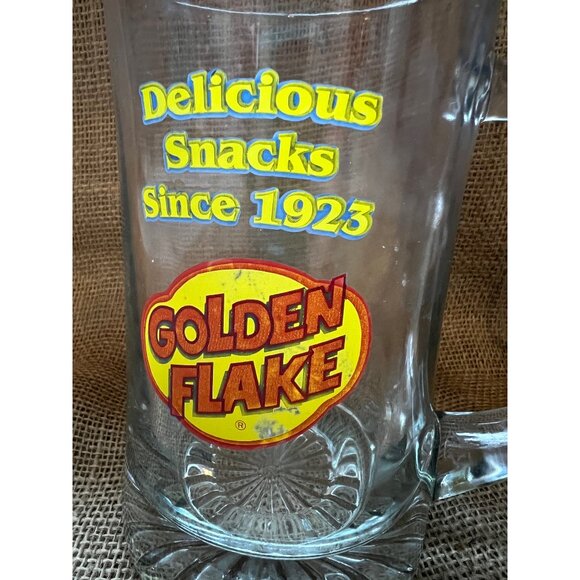 Golden Flake Vintage   Glass Tumbler Mugs Bundle of 2 20 fl oz Slam Dunk - Picture 5 of 7